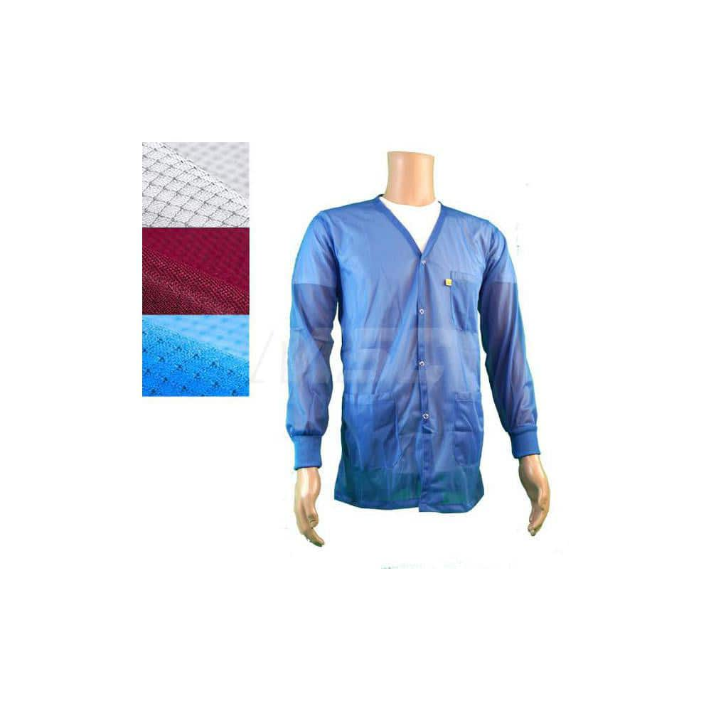 Smocks & Lab Coats, Garment Style: Smock , Material: Polyester , Size: Medium , Color: White , Sleeve Length: 23  MPN:JKV8823WH