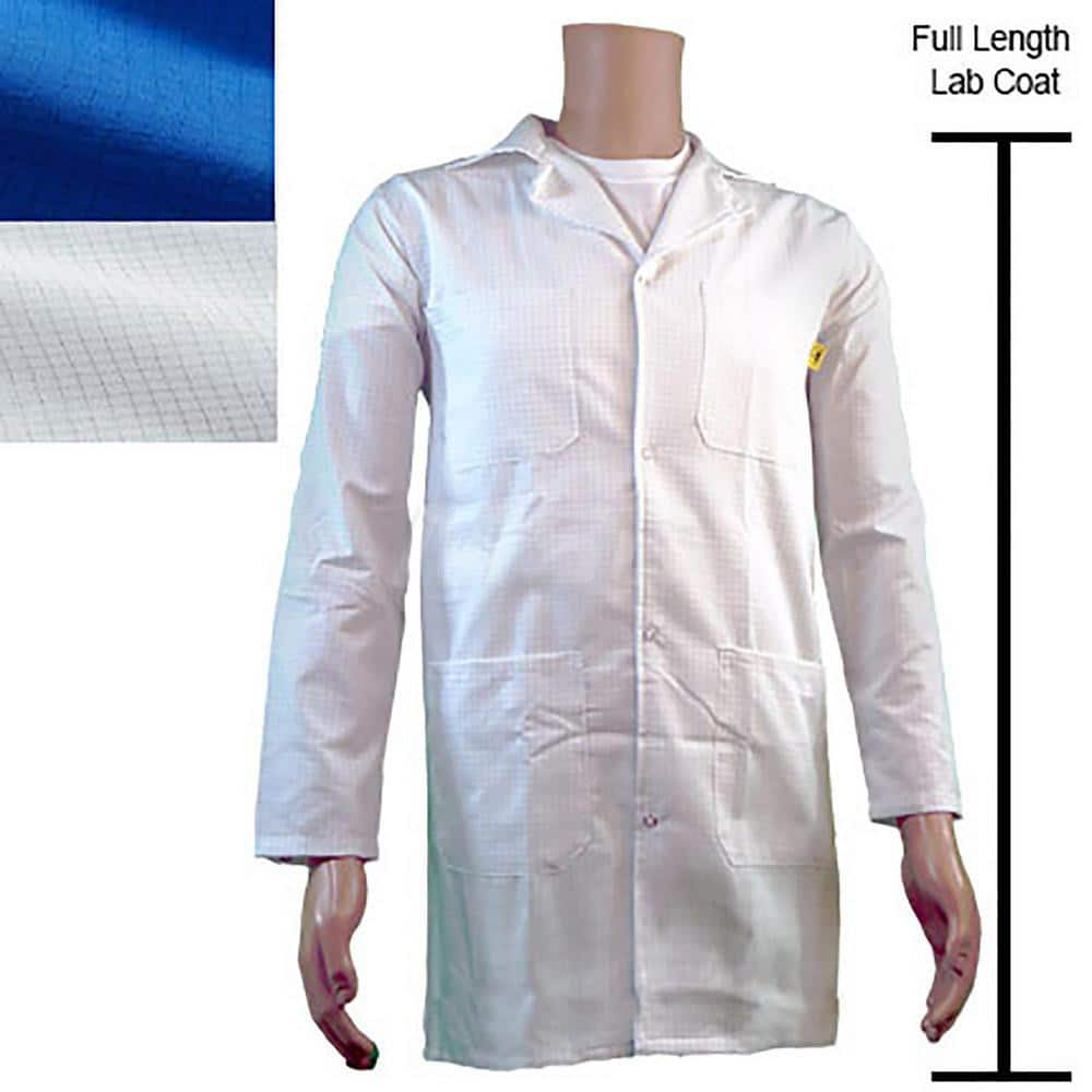 Smocks & Lab Coats, Garment Style: Lab Coat , Material: Polyester, Cotton, Carbon , Size: Small , Color: White , Sleeve Length: 23  MPN:JLC5402SPWH