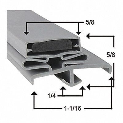 Door Gasket 23-1/2 x 59-1/2 MPN:9501