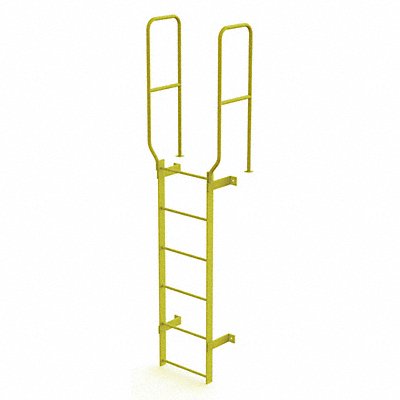 Ladder Safety Yellow Steel 450lb 9 ft MPN:WLFS0206-Y