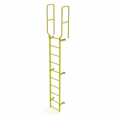 Ladder Safety Yellow Steel 450lb 13 ft MPN:WLFS0210-Y