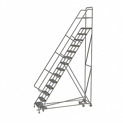 Rolling Ladder 14 Step Steel Perforated MPN:KDAD114246