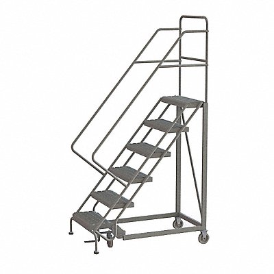 Rolling Ladder 6 Step Steel Perforated MPN:KDEC106166