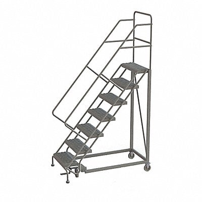 Rolling Ladder 7 Step Steel Perforated MPN:KDEC107166