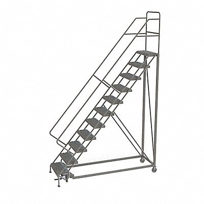 Rolling Ladder 11 Step Steel Serrated MPN:KDEC111242