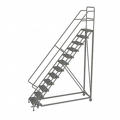 Rolling Ladder 12 Step Steel Serrated MPN:KDEC112242