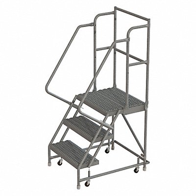 Rolling Ladder 3 Step Steel Serrated MPN:KDSR103162-D2