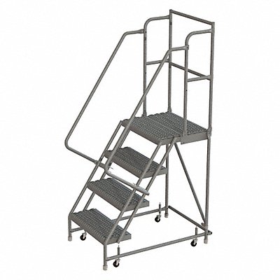 Rolling Ladder 4 Step Steel Serrated MPN:KDSR104162-D2