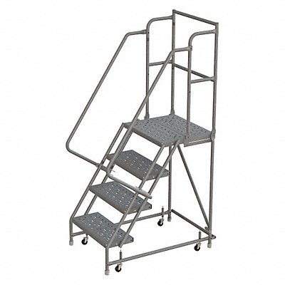 Rolling Ladder 4 Step Steel Perforated MPN:KDSR104166-D2