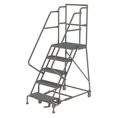 Rolling Ladder 5 Step Steel Serrated MPN:KDSR105162-D2