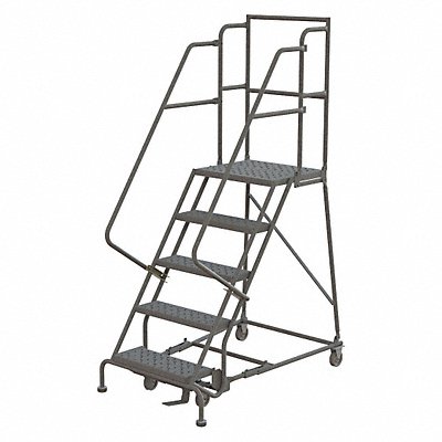 Rolling Ladder 5 Step Steel Perforated MPN:KDSR105166-D2