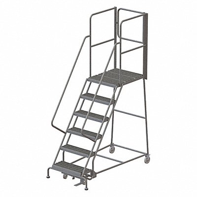 Rolling Ladder 6 Steps Load Cap. 450lb. MPN:KDSR106242-XR