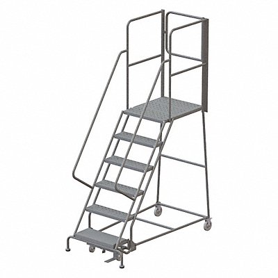 Rolling Ladder Steel 6 Steps 450 lb. MPN:KDSR106246-XR