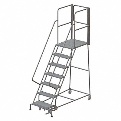 Rolling Ladder 7 Steps Load Cap. 450 lb. MPN:KDSR107246-XR