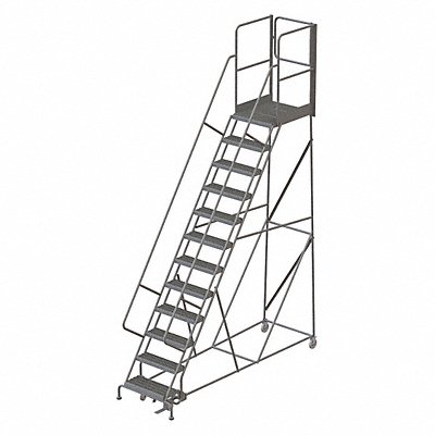 Rolling Ladder 12 Steps LoadCap. 450 lb. MPN:KDSR112242-XR