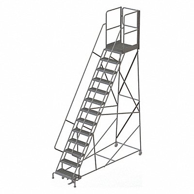 Rolling Ladder 13 Steps Cap. 450lb. MPN:KDSR113242-XR