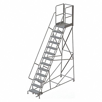 Rolling Ladder Steel 13 Steps 450 lb. MPN:KDSR113246-XR