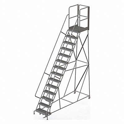 Rolling Ladder Steel 14 Steps 450lb. MPN:KDSR114242-XR