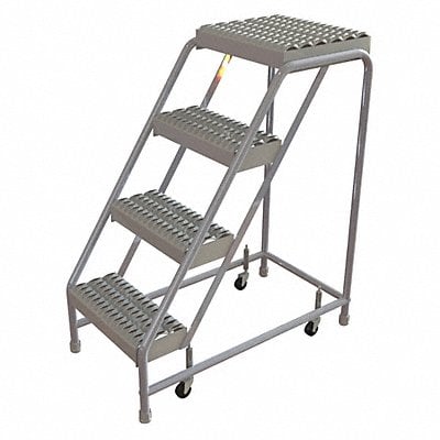 Rolling Ladder 4 Step Aluminum Serrated MPN:WLAR004165-D4