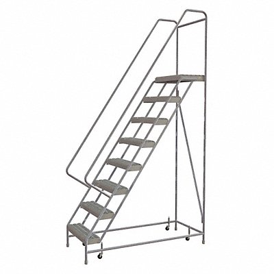 Rolling Ladder 8 Step Aluminum Serrated MPN:WLAR108245-D4