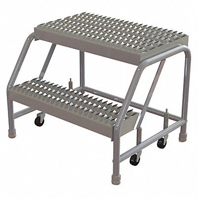 Rolling Ladder 2 Step Aluminum Serrated MPN:WLAR002245-D4