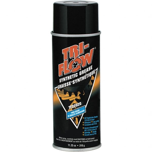 High Temperature Grease: 11.25 oz Aerosol Can, Synthetic with Polytetrafluroethylene MPN:TF220201