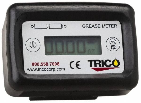 1/8 Inlet Thread, 1/8 Outlet Thread, Electronic Aluminum Grease Meter MPN:39350