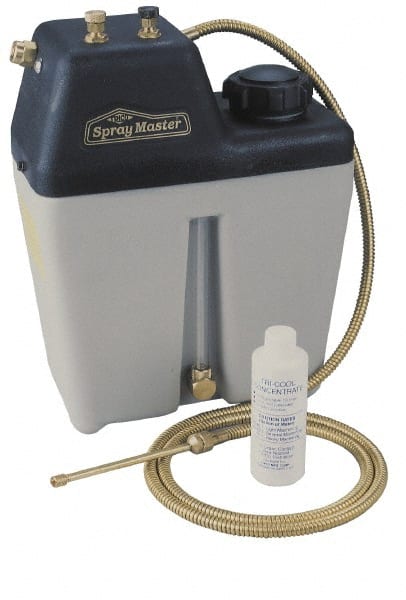 Tank Mist Coolant System: 4.9 gal Polyethylene Tank, 1 Outlet MPN:30542