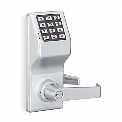 Electronic Lock Satin Chrome 12 Button MPN:DL2700 US26D