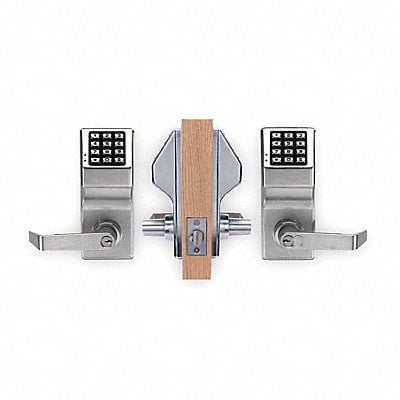 Electronic Lock Satin Chrome 12 Button MPN:DL5200 US26D