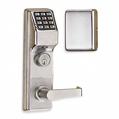 Electronic Lock Brushed Chrome 12 Button MPN:ETDLS1G/26DV99