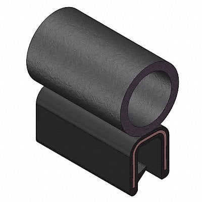 Trim Seal Alum Clip 0.3 In W 100 Ft MPN:4100B3X1/8C-100