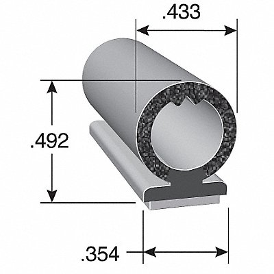 Pedastal Seal Dual Duro 100 ft MPN:DD1604BT-100