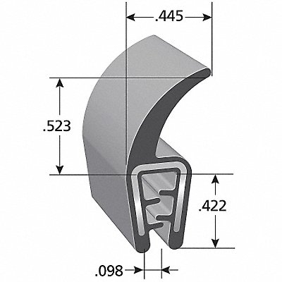 Flap Seal Coex 100 Ft. MPN:DDA1501-100