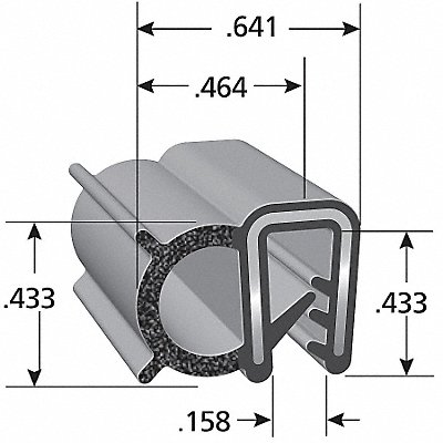 Trim Seal Coex 100 ft MPN:DDA1549-100