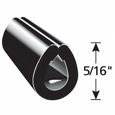 Edge Guard Black 5/16 in L 50 ft MPN:EGB-50