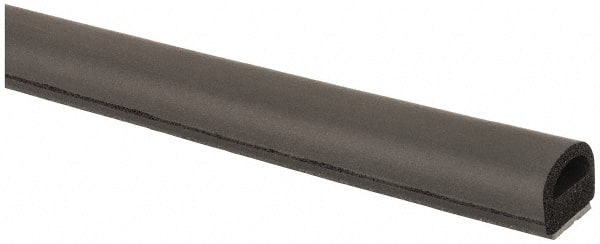 3/4 Inch Thick x 3/4 Wide x 250 Ft. Long, EPDM Rubber D Section Seal with Tape MPN:X125BT-250