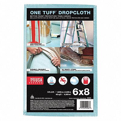 Leakproof/SlipResist DropCloth 6ftLx8ftW MPN:90088