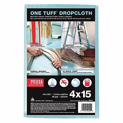 Leakprf/SlipResist DropCloth 4 x 15 ft. MPN:90099