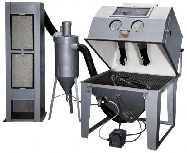 Free-Standing Sandblasting Cabinet: 48