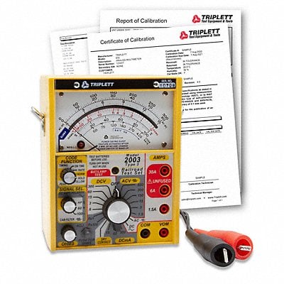 Analog Railroad Tester MPN:2013-NIST