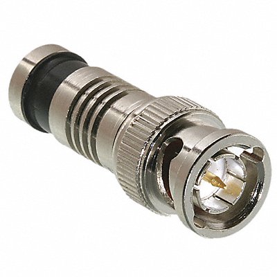 Coaxial Connector BNC Male Silver PK10 MPN:302-00CSTP