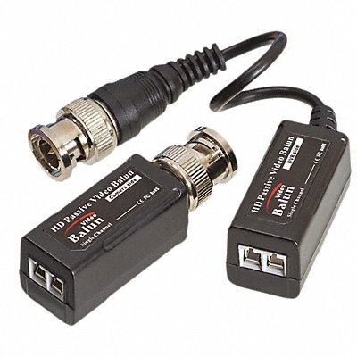 Video Balun 5MP BNC Interface Black MPN:HDB-VSTPT2