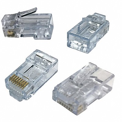 Pass Thru Modular Plug RJ45 Type PK50 MPN:CAT6-HSP