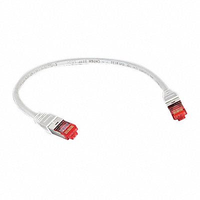 Voice and Data Patch Cable 6A 10 GBps MPN:CAT6A-1WH