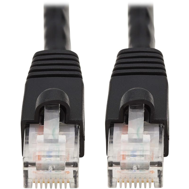 Eaton Tripp Lite Series Cat6a 10G Snagless UTP Ethernet Cable (RJ45 M/M), Black, 10 ft. (3.05 m) - Patch cable (DTE) - RJ-45 (M) to RJ-45 (M) - 10 ft - UTP - CAT 6a - IEEE 802.3af - snagless, stranded - black (Min Order Qty 5) MPN:N261-010-BK