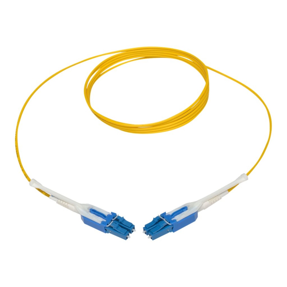 Eaton Tripp Lite Series Duplex Singlemode 9/125 Fiber Patch Cable (LC/LC), Push/Pull Tabs, 2 m (6 ft.) - Fiber Optic for Patch Panel, Switch, Network Device - 1.25 GB/s - Patch Cable - 6.56 ft - 2 x LC Male Network - 2 x LC Male Netwo (Min Order Qty 2) MP