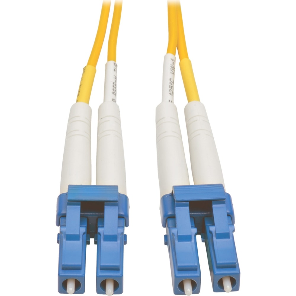 Eaton Tripp Lite Series Duplex Singlemode 9/125 Fiber Patch Cable (LC/LC), 7 m (23 ft.) - Patch cable - LC single-mode (M) to LC single-mode (M) - 7 m - fiber optic - duplex - 9 / 125 micron - yellow (Min Order Qty 3) MPN:N370-07M