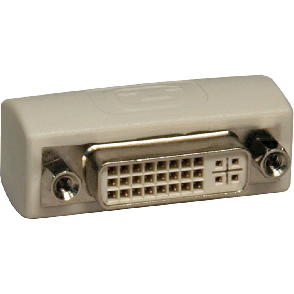 Eaton Tripp Lite Series DVI Coupler Gender Changer Adapter Connector Extender DVI-I F/F - DVI gender changer - DVI-I (F) to DVI-I (F) - ivory (Min Order Qty 5) MPN:P162-000