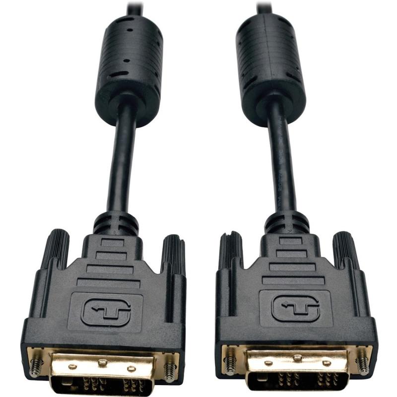 Eaton Tripp Lite Series DVI Single Link Cable, Digital TMDS Monitor Cable (DVI-D M/M), 50 ft. (15.24 m) - DVI cable - single link - DVI-D (M) to DVI-D (M) - 50 ft - molded (Min Order Qty 2) MPN:P561-050